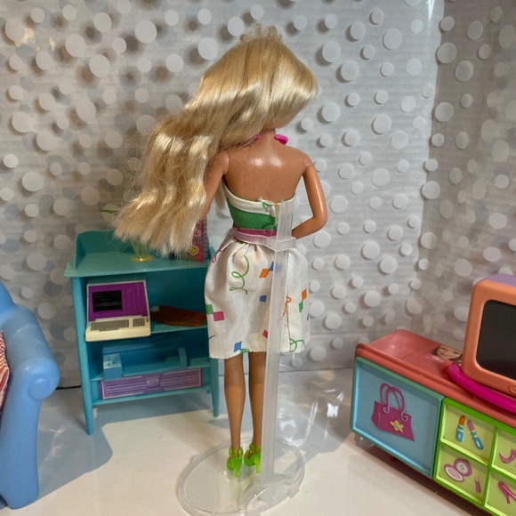 Vintage Little Tikes Barbie Just My Size 📺 Living Room - Picture 13 of 16